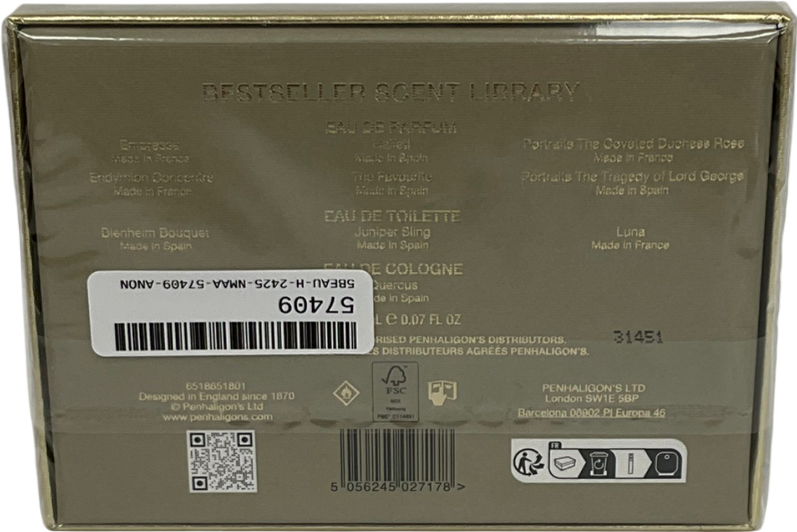 Penhaligon's Scent Library Bestseller Scent Library 10x2ml