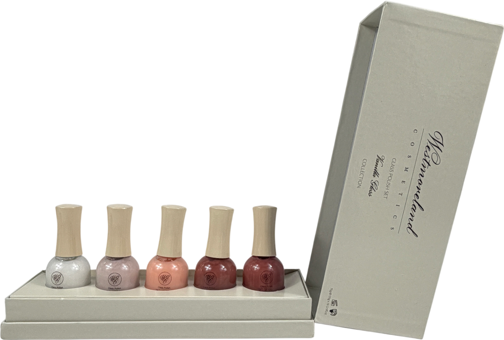 westmoreland Vanilla Gloss Collection: Glass Nail Polish Set - 5x15g