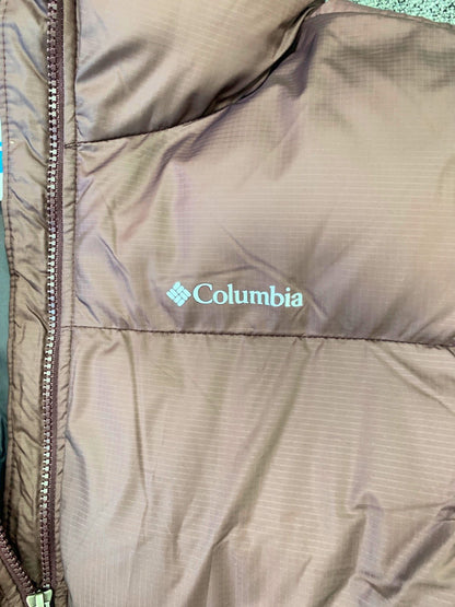 Columbia Maroon Puffect™ Mid Hooded Jacket L