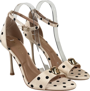 Carvela Cream Incanto Polka Dot Heel UK 7 EU 40