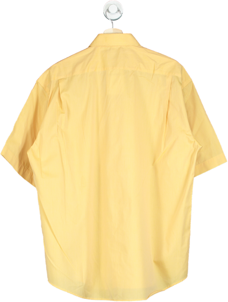 Yves Saint Laurent Yellow Short Sleeve Shirt UK XL