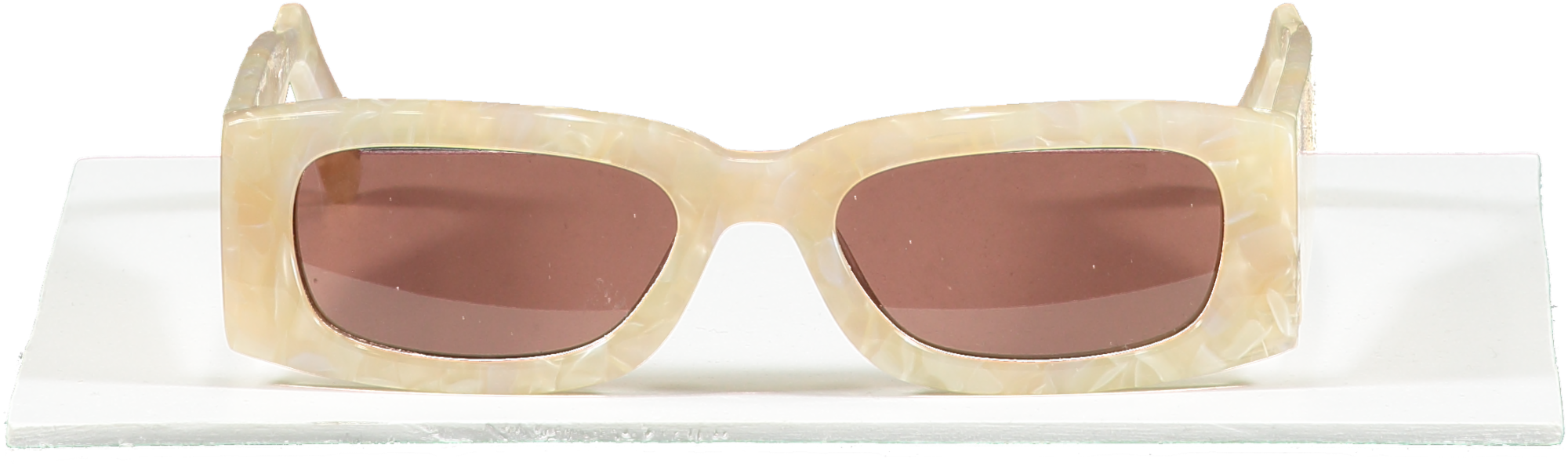 GCDS Cream Gd0020 25s Ivory Bordeaux Sunglasses