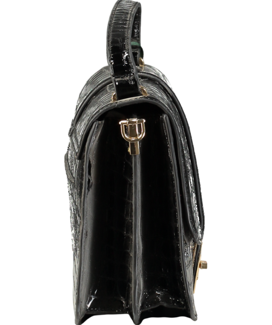 Hobbs Black Larissa Leather Crossbody Bag