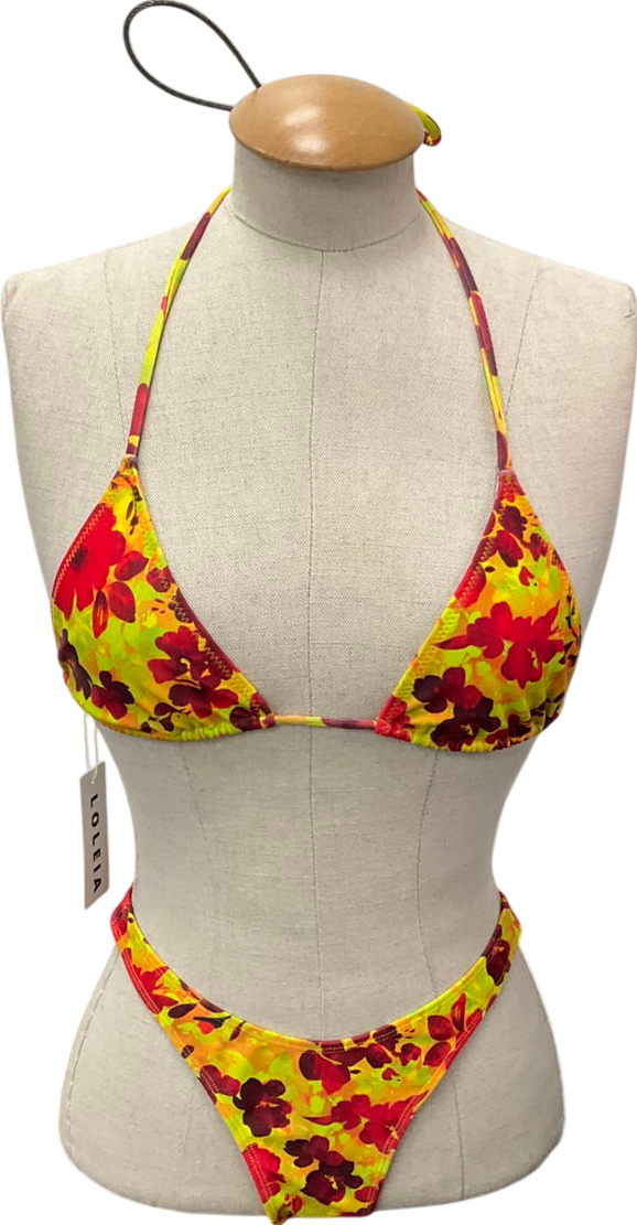 loleia Multicoloured Pina Paraiso Bikini Set UK S