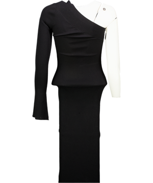 H&M Black One-shoulder Dress UK XS