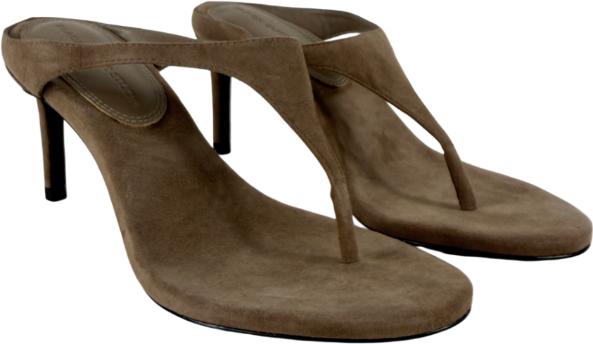 BLACK SUEDE STUDIO Brown Laurel 65 Mule UK 4.5 EU 37.5 👠