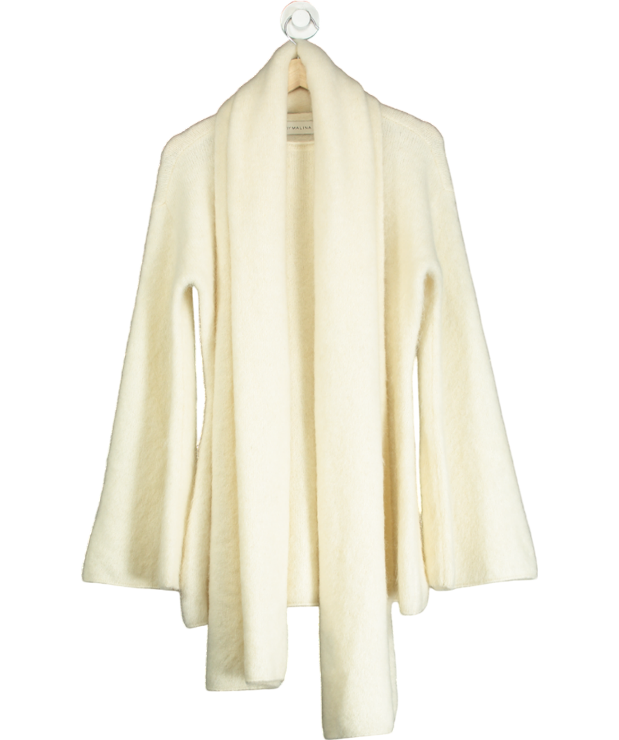 By Malina Cream Elora Maxi Dress UK S