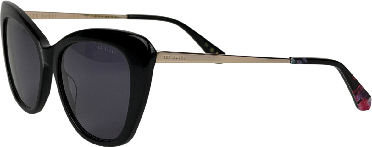 Ted Baker Black Tb1742-001 Niamh Floral Sunglasses