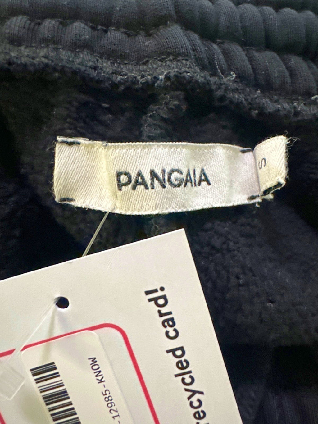 Pangaia Black Joggers UK S