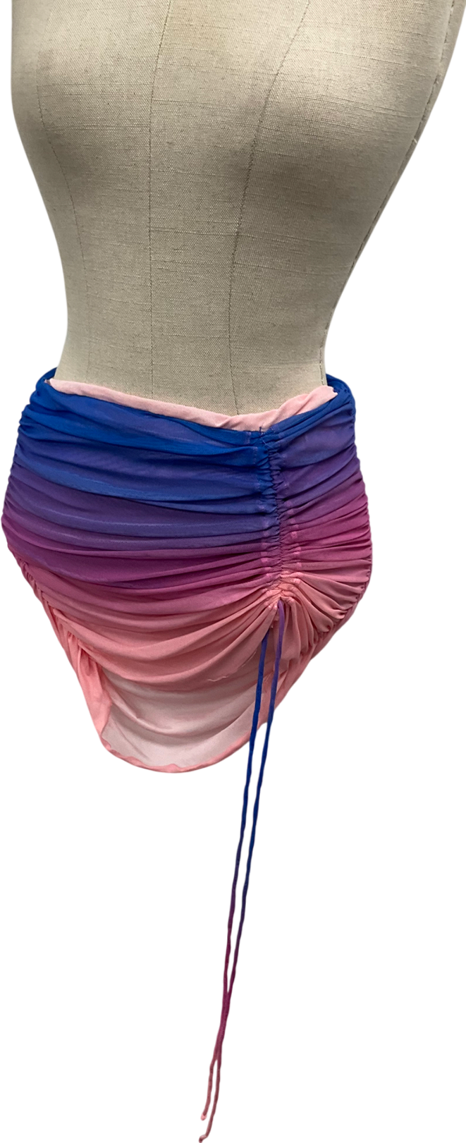 Candypants Purple Ombre Ruffle Festival Beach Skirt UK S