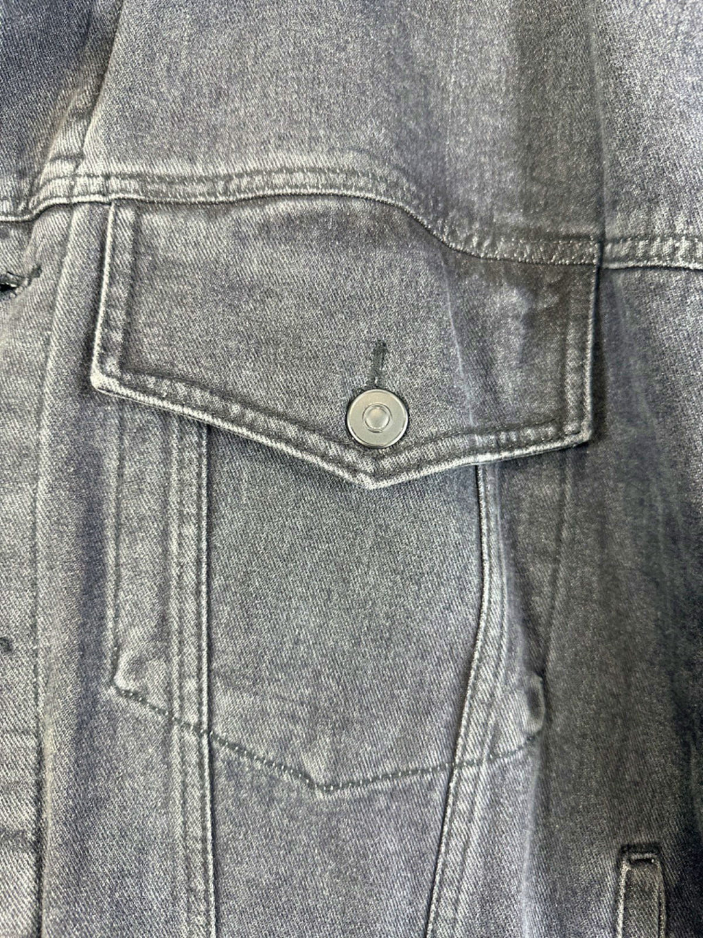 Grey Denim Jacket UK M/L