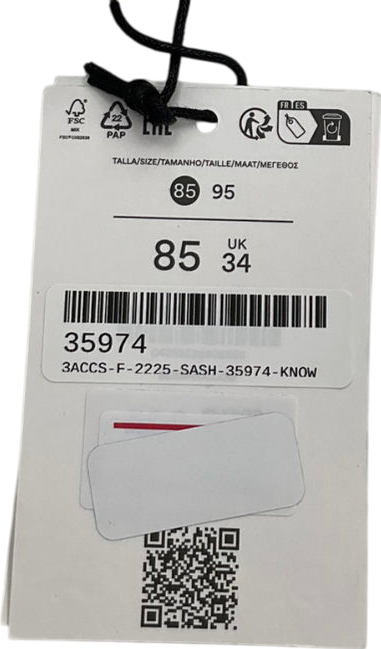 Bershka Beige Floral Faux Suede Belt One Size