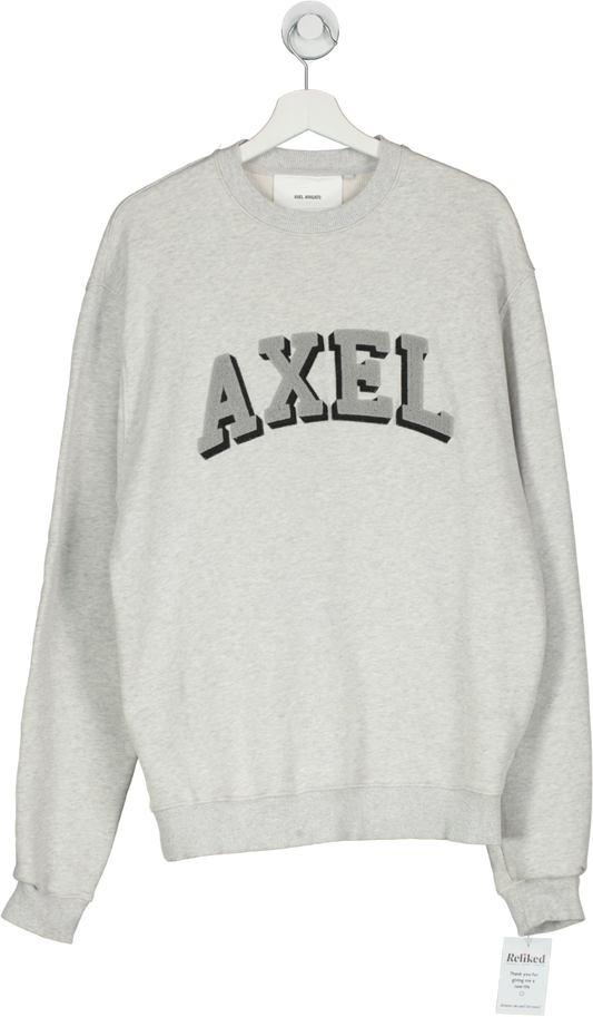 AXEL ARIGATO Grey Axel Logo Sweatshirt UK M