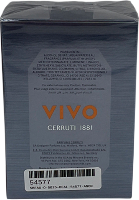 vivo Cerruti Vivo Homme Eau De Parfum 100ml