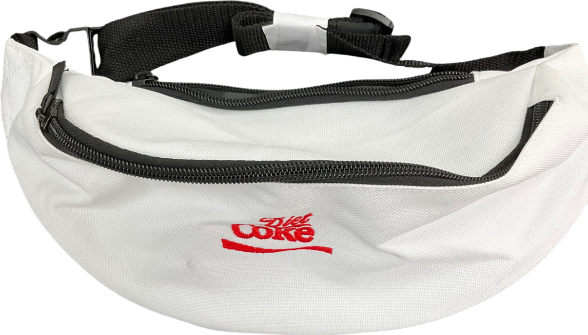 White Diet Coke Bumbag One Size