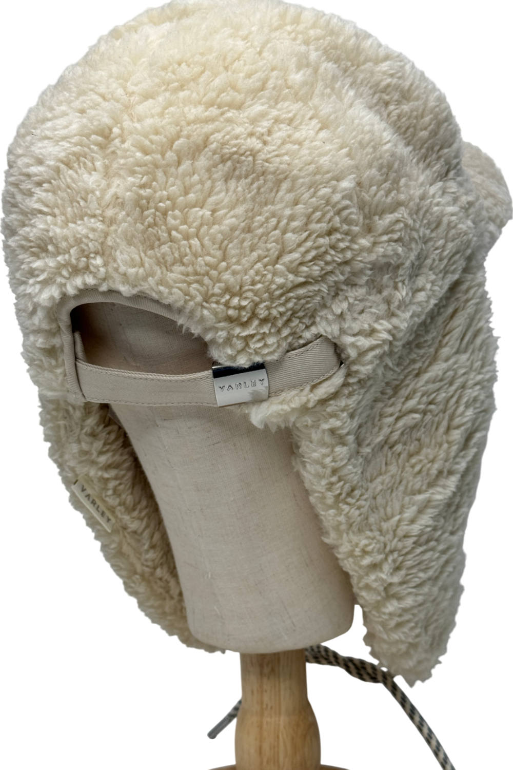 Varley Cream Kilby Sherpa Flap Cap One Size