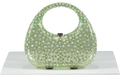 L'alingi Green Mint Meleni Bag Crystal Encrusted Resin Bag One Size