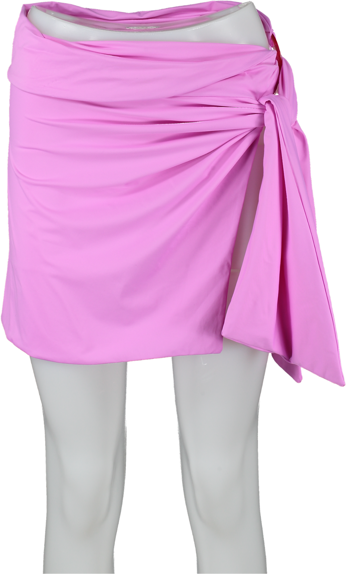 The Attico Swimwear Pink Mini Skirt With Tie Front UK XS