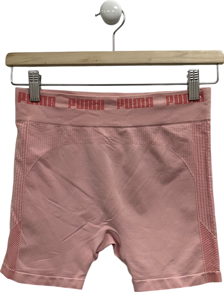 Puma Pink Evoknit  Seamless 5 Inch Training Shorts UK M