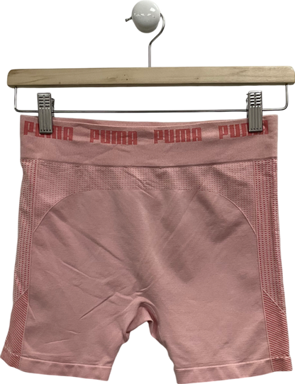 Puma Pink Evoknit  Seamless 5 Inch Training Shorts UK M