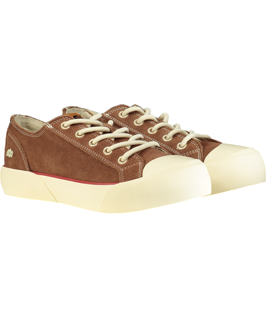 Good News Brown Chunks Suede Trainer UK 7 EU 40 👠