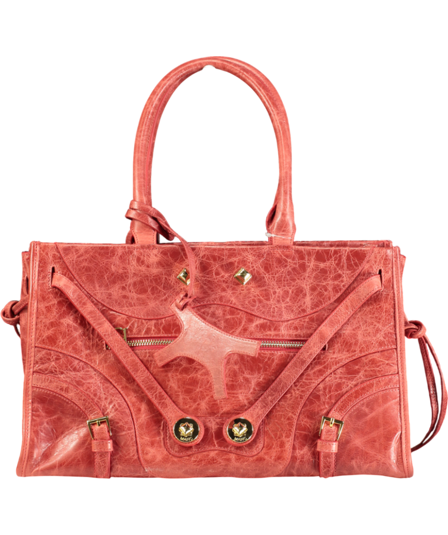 Manc Red Zou Zou Handbag One Size