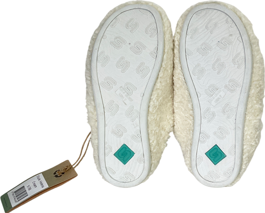 Shuda Cream Helena Borg Mule Slippers UK 5 EU 38 👠
