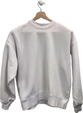 Raey White Crew Neck Sweatshirt UK 10
