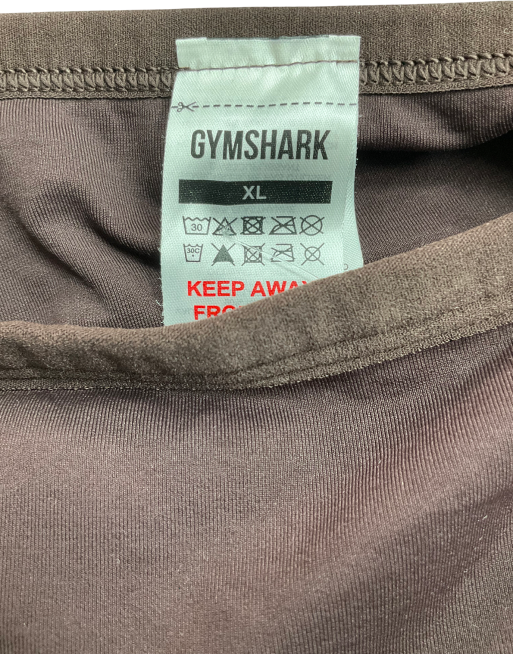 gymshark Brown Contrast Seamless Sports Bra UK XL