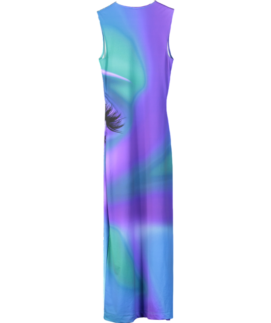 Dandy Blue Eye Maxi Dress UK XS
