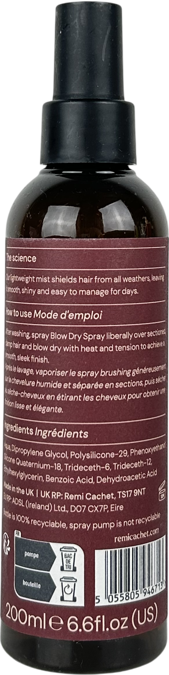 Adorawool Hairarchy Blow Dry Spray Remi Cachet 200ml
