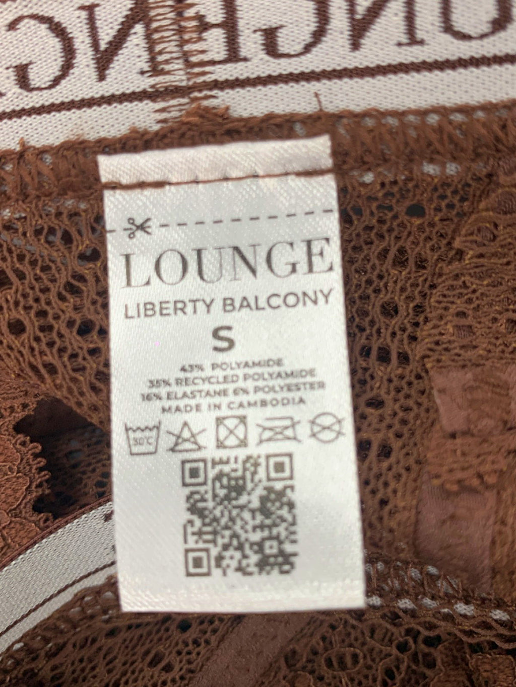 Lounge Brown Liberty Balcony Thong UK S