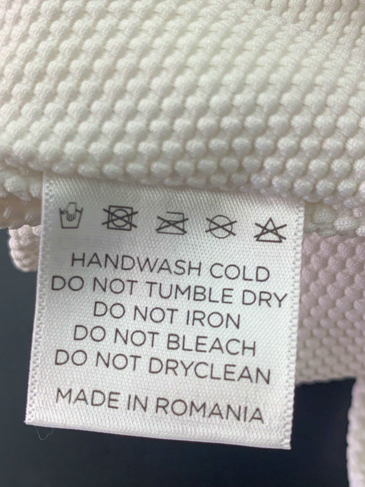 Cossie + Co White One Piece Swimsuit Size 2 UK 10