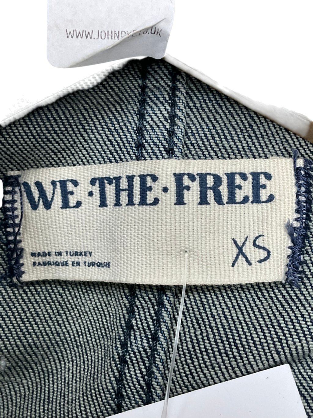 Free People Blue Jayde Flare Jumpsuit UK XS