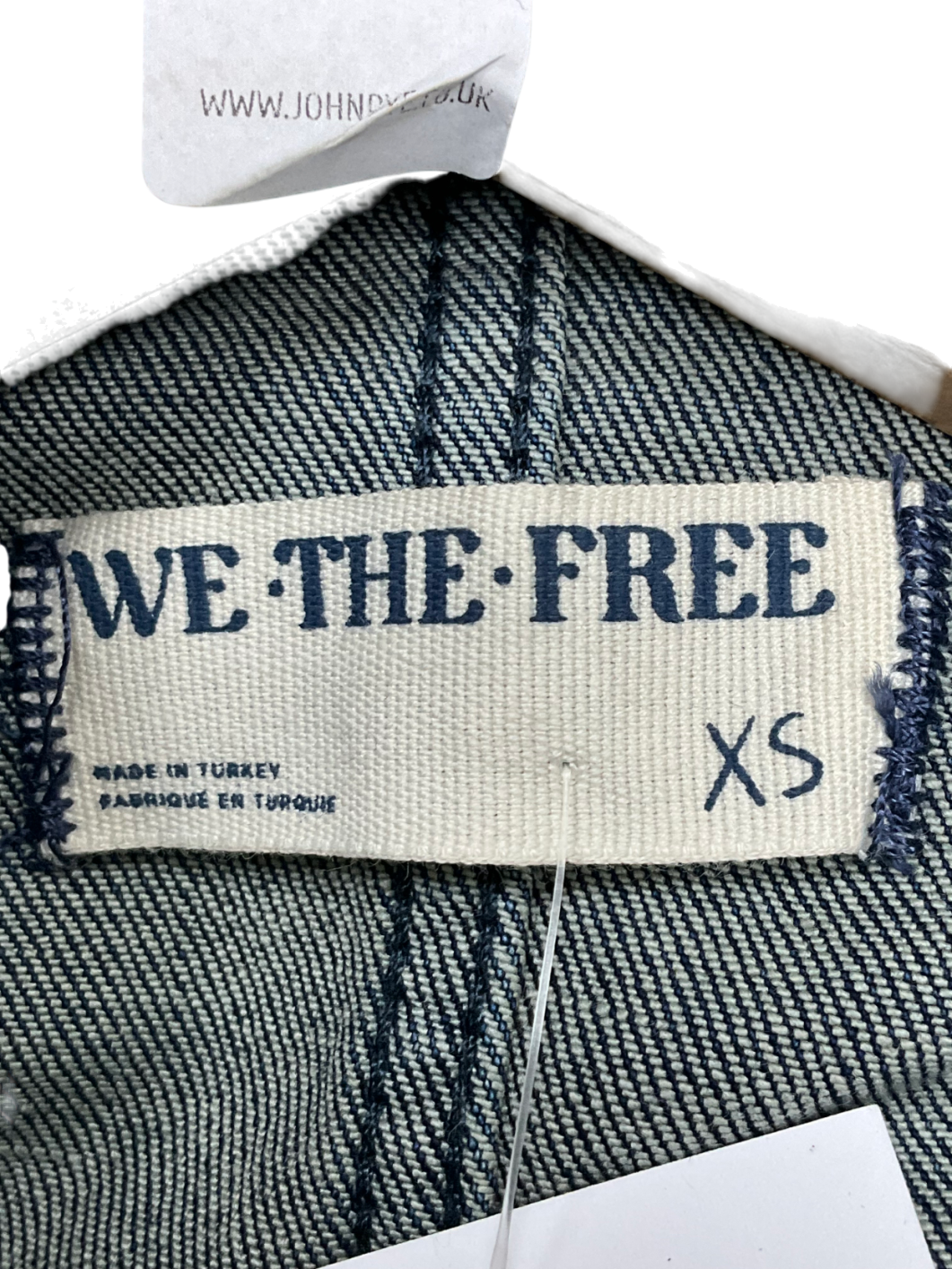 Free People Blue Jayde Flare Jumpsuit UK XS