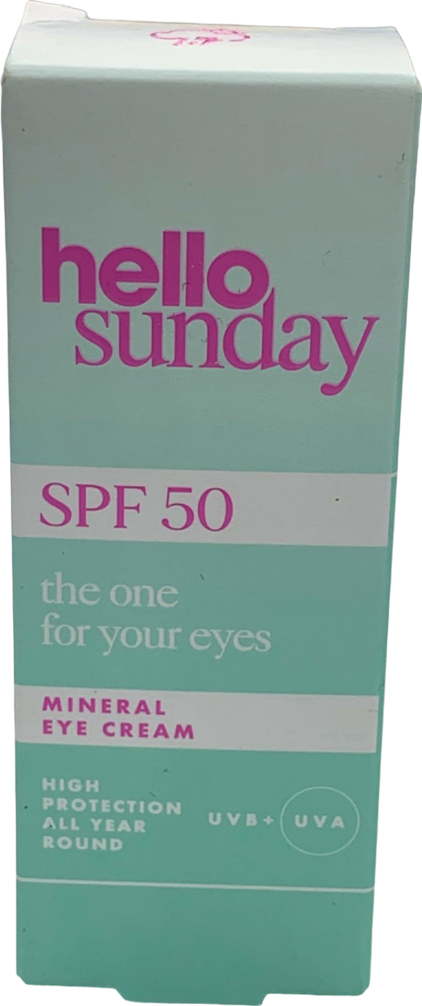 Hello Sunday SPF 50 Mineral Eye Cream 15ml