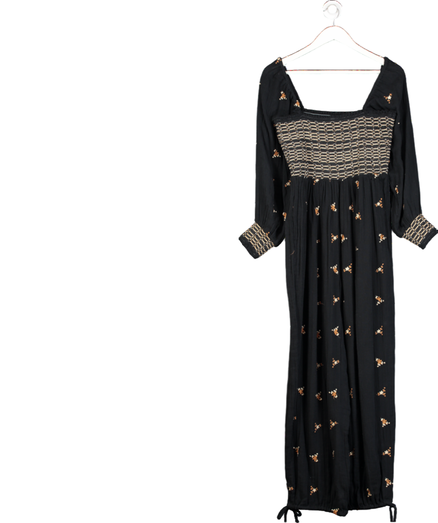 Free People Black Dahlia Jumpsuit UK XS