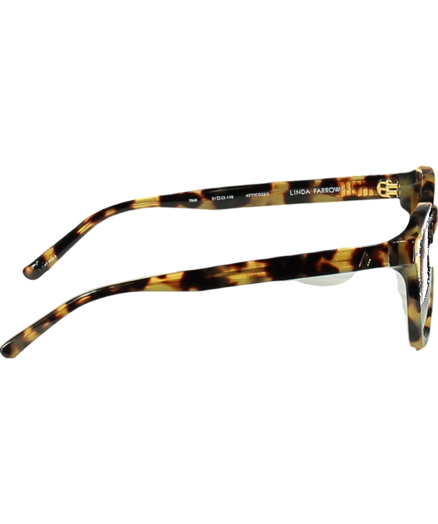 The Attico Brown Haynes D-frame Square Sunglasses In Tortoiseshell