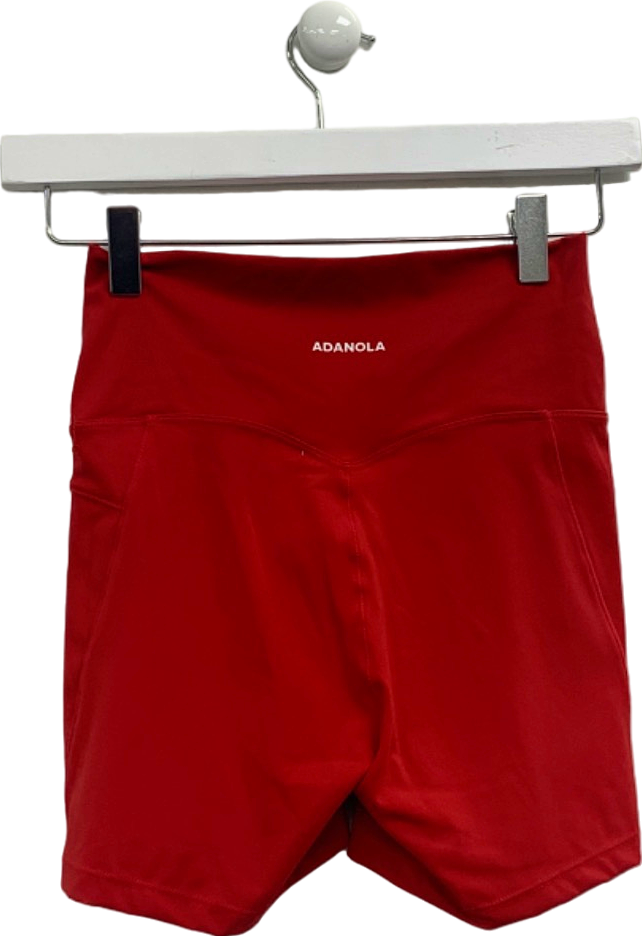 Adanola Red High-Waisted Shorts UK XS