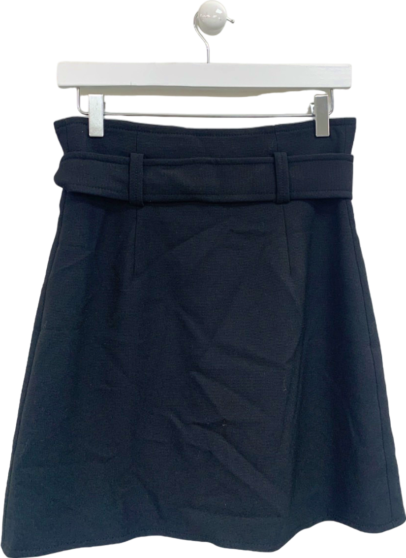 Claudie Pierlot Black Buttoned Skirt UK 8