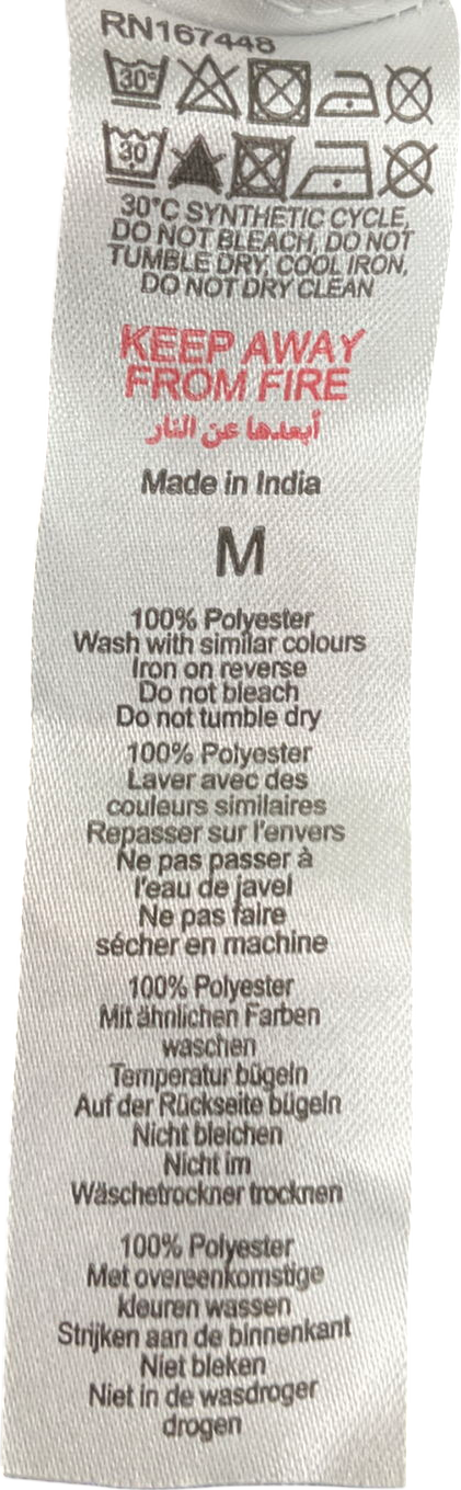 boohooMan White Oversized Lowkey Paradise Satin Shirt & Trousers Set UK M