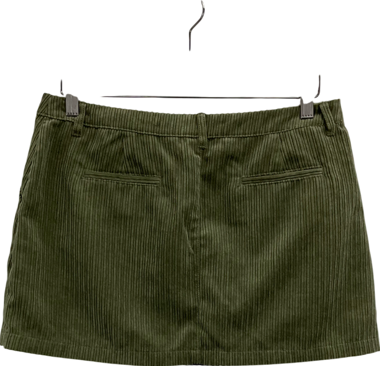 ASOS Green Belted Micro Mini Skirt UK 10