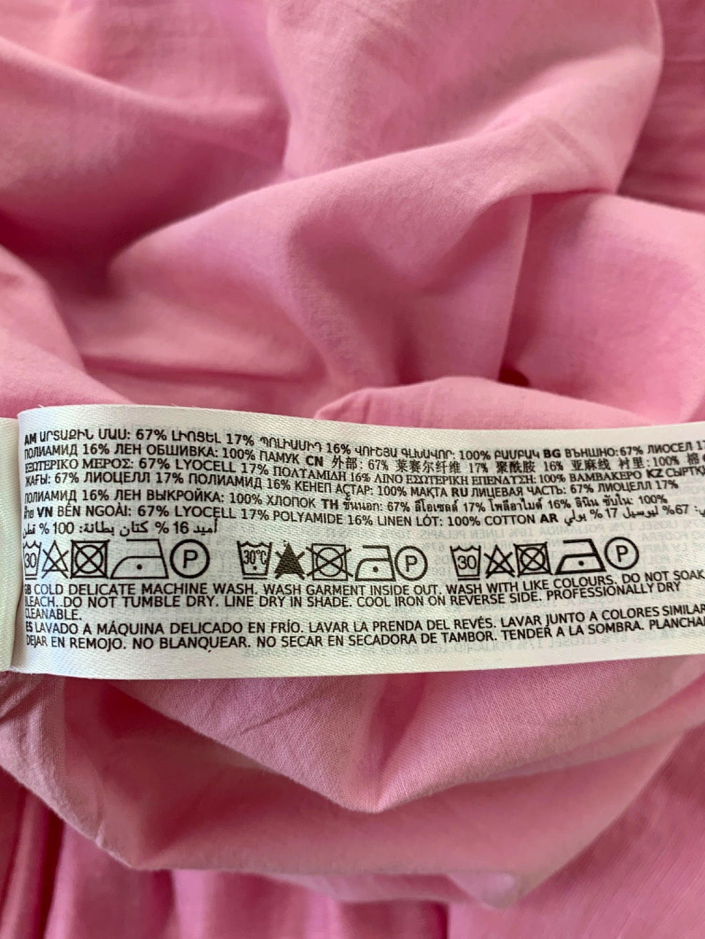 Forever New Pink Petite Tie-Back Dress UK 6