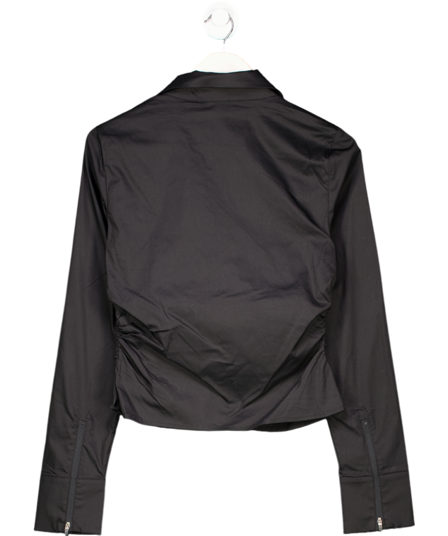 White Fox Black Turn On The Light Long Sleeve Shirt UK M