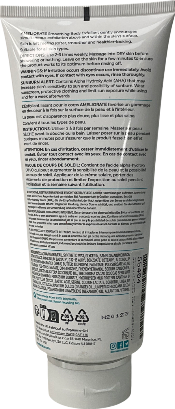 ameliorate Smoothing Body Exfoliant - Supersize 300ml