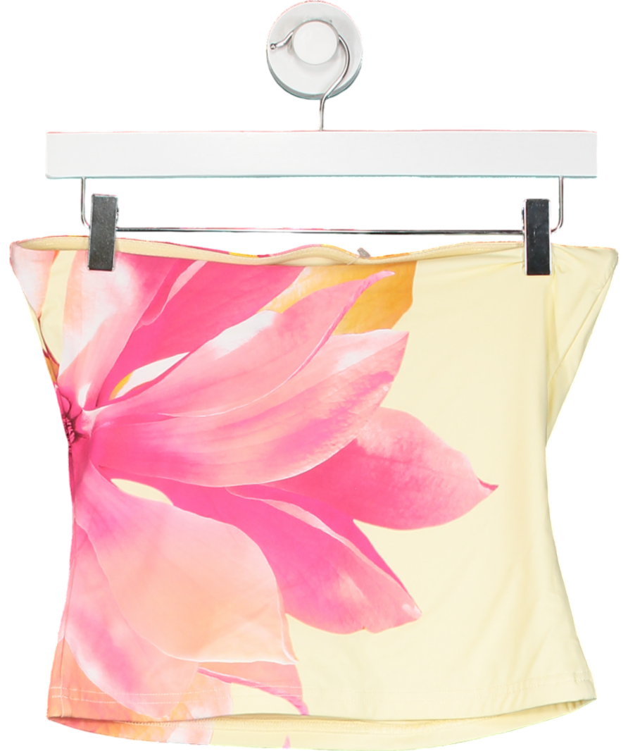 White Fox More For Me Top Coral Pink UK L