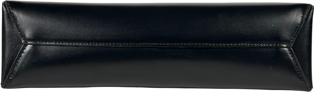 Lancaster Black Leather Rectangle Bag One Size