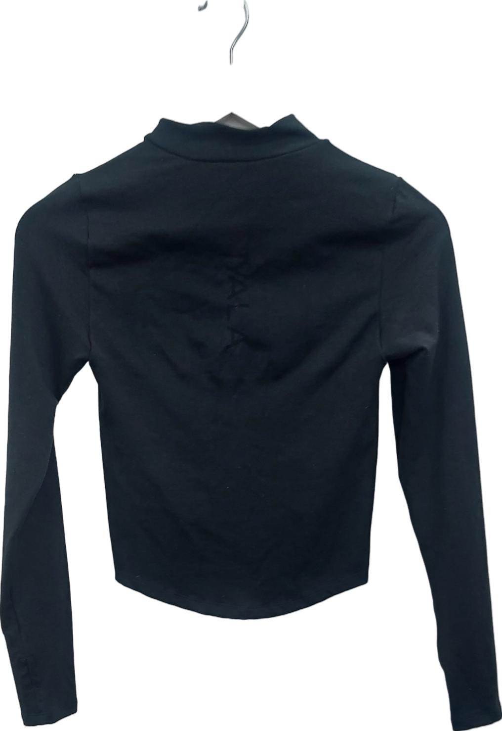 T/ALA Black Skinluxe Zip Through Full Length Running Top UK S