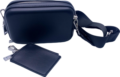 PEDRO Black Mini Sling Crossbody Bag and Wallet Set