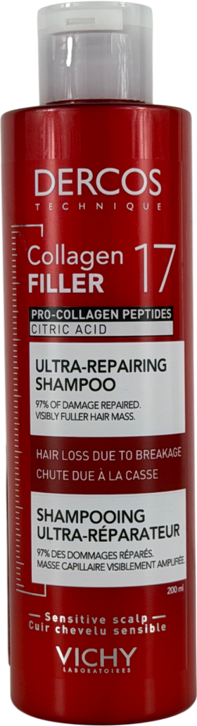 Vichy Dercos Collagen Filler - Fortifying Shampoo 200ml